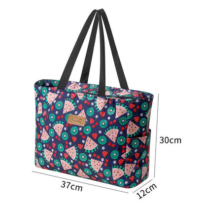 Outdoor Travel Picnic Bag Big Insulation Bag Waterproof Ice Bag Bento Bag Oxford