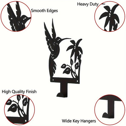 CIFBUY Metal Creative Key Hooks, Wall Hooks, Household Multi-Purpose Clothes