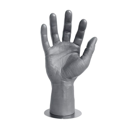 Male Left Hand Mannequin Realistic Model Jewelry Display Stands Bendable Holders