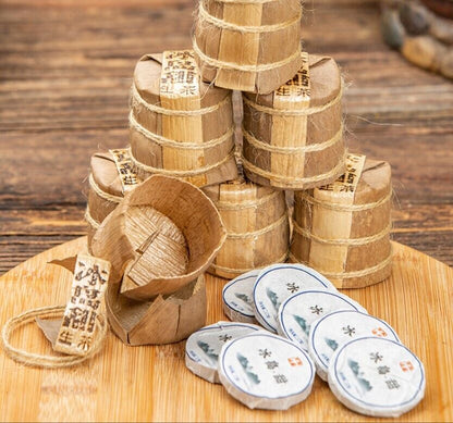 BingDao MiNi puerh Tea Uncooked Pu'er Honey Fragrant Mini Puri Cake Tea-