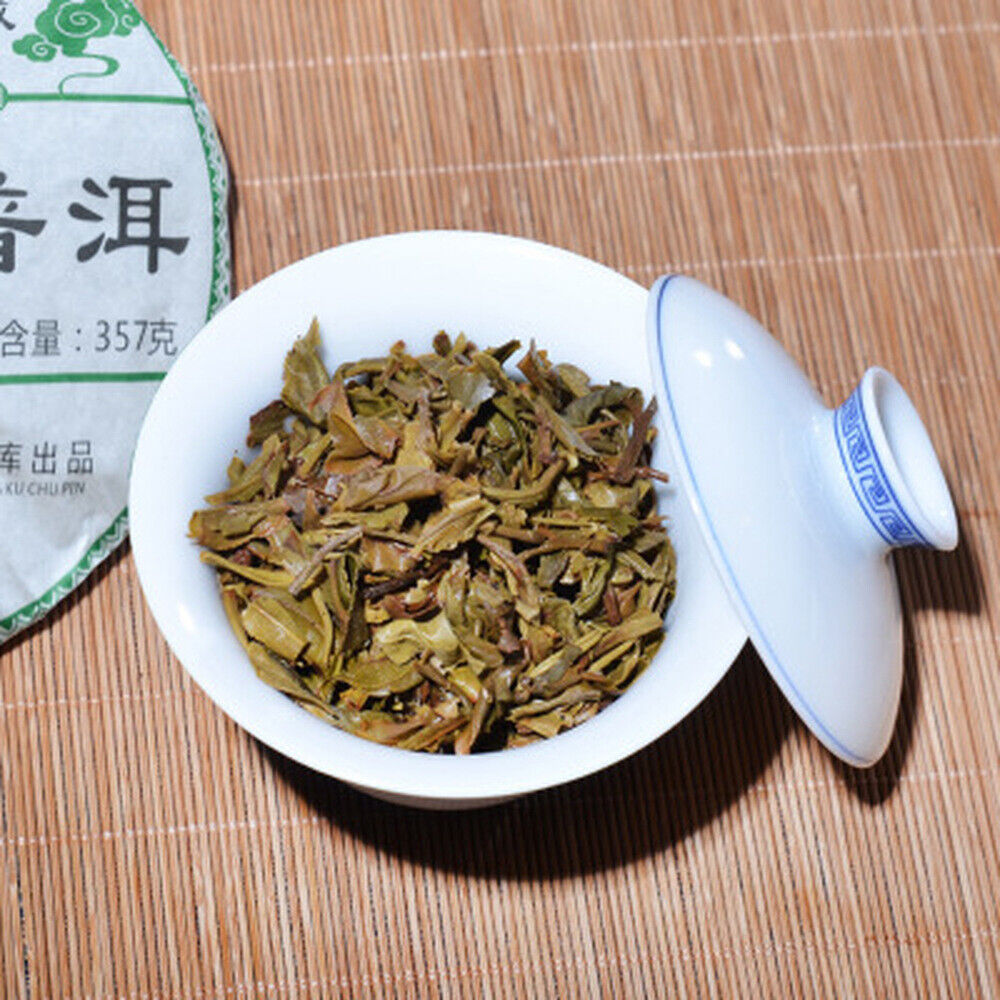 Traditional 357g Jingmai Old Pu-erh Tea Craft Pu'er Raw Tea Cake Puerh Green Tea