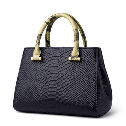 Top Cow Leather Women's Bag, Crocodile Pattern Evening Party Bag Crossbody Bags