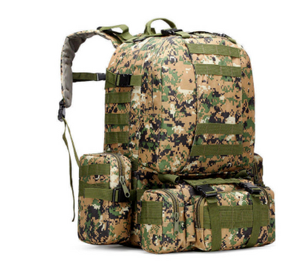 Tactical Backpack 4 in 1 Military Army Backpack Sport Bag Hiking Camping Travel