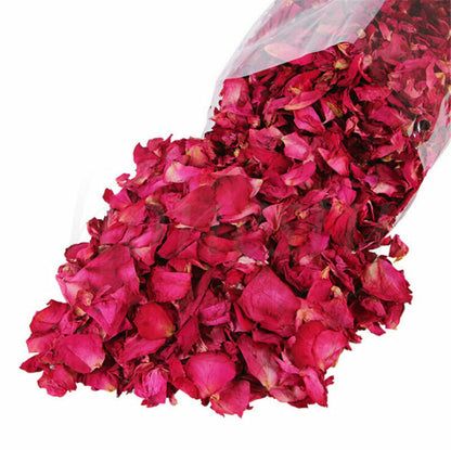 Dried Rose Petals Bath Tools Natural Flower Petal Spa Whitening Shower Baking