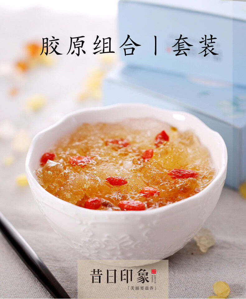 150g Peach Resin Peach Gum Snow bird nest Health Snack Food TaoJiao 桃胶+雪燕+皂角米