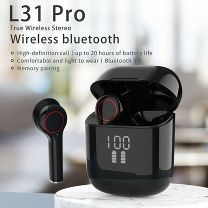 True Wireless Earbuds for iPhone Headphones Samsung Bluetooth 5.0 Earphones