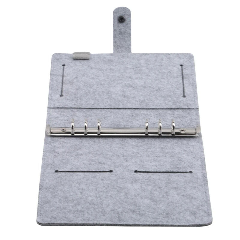 Notebook A5 A6 Felt Shell Fabric Loose Leaf DIY Planner Inner Page Ring Binders