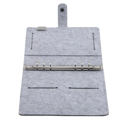 Notebook A5 A6 Felt Shell Fabric Loose Leaf DIY Planner Inner Page Ring Binders