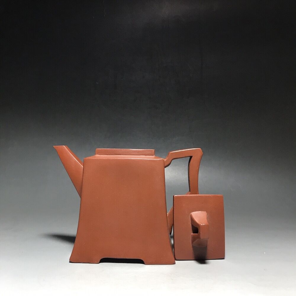 vintage chinese yixing purple clay teapot zisha ceremony carving Collectible art