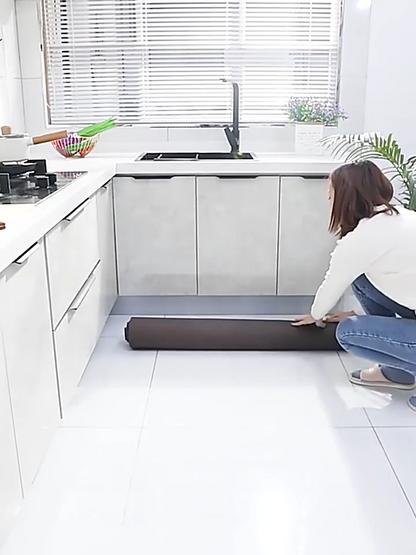 Floor Mat Polyester Anti Slip Kitchen Carpet Full Coverage Oil Absorbent Doormat