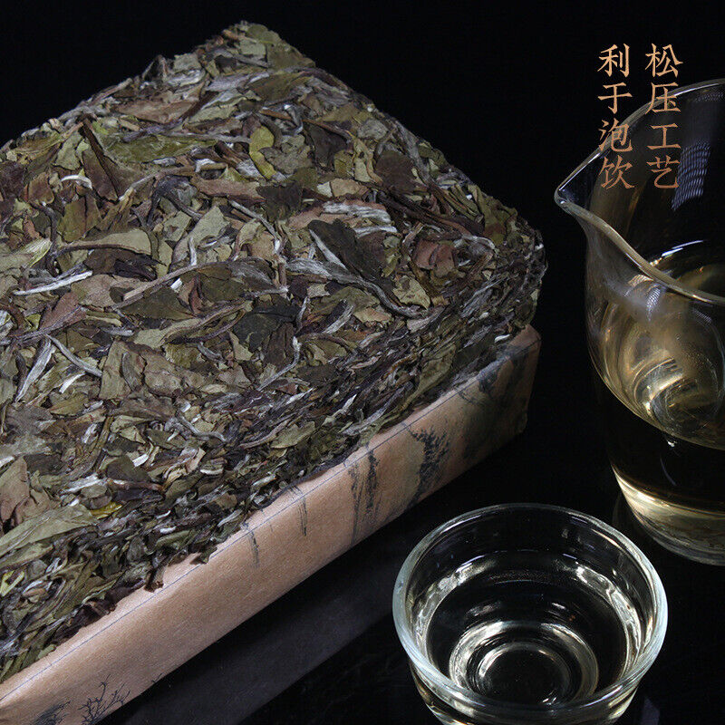 Fuding White Tea Song Press White Peony Tea Brick High Mountain Sunshine 250G