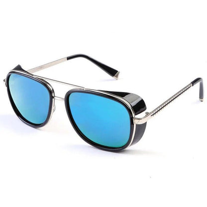 Men Retro Sunglasses Iron Man Tony Stark Vintage Eyeglasses Male Fashion Eyewear