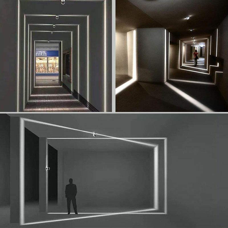 LED Wall Lamp Surface Mounted Outdoor Waterproof IP67 Sconce Liner Aisle Bedroom