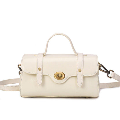 Vintage Messenger Handbag, Real Leather Crossbody Shoulder Bag Cambridge Bag