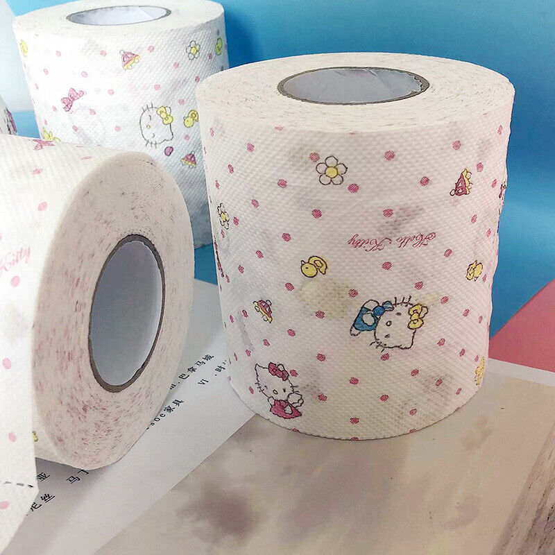 Hello Kitty Printed Toilet Paper Toilet Paper Household Roll Paper 1PCS