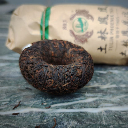 Tulin Phoenix 803 Shu Puer Yunnan Pu Erh Tuo Cha Ripe Puerh Tuocha 500g