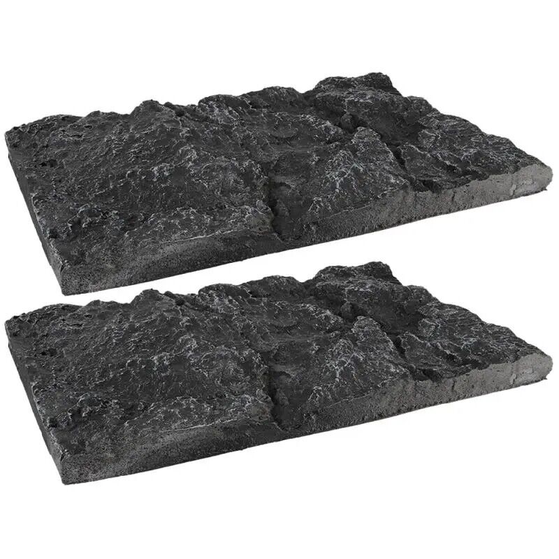 Terrarium Decorations Cling Reptile Box Backdrop Fish Tank Reptisoil Boards 2Pcs