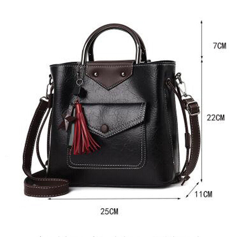 Women PU Leather HandbagBackpack Crossbody Shoulder Travel Bags Rucksack Satchel