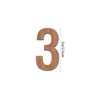 Wall Clocks Elegant Bamboo Wooden DIY Numerals Kit Replacement Living Room Decor