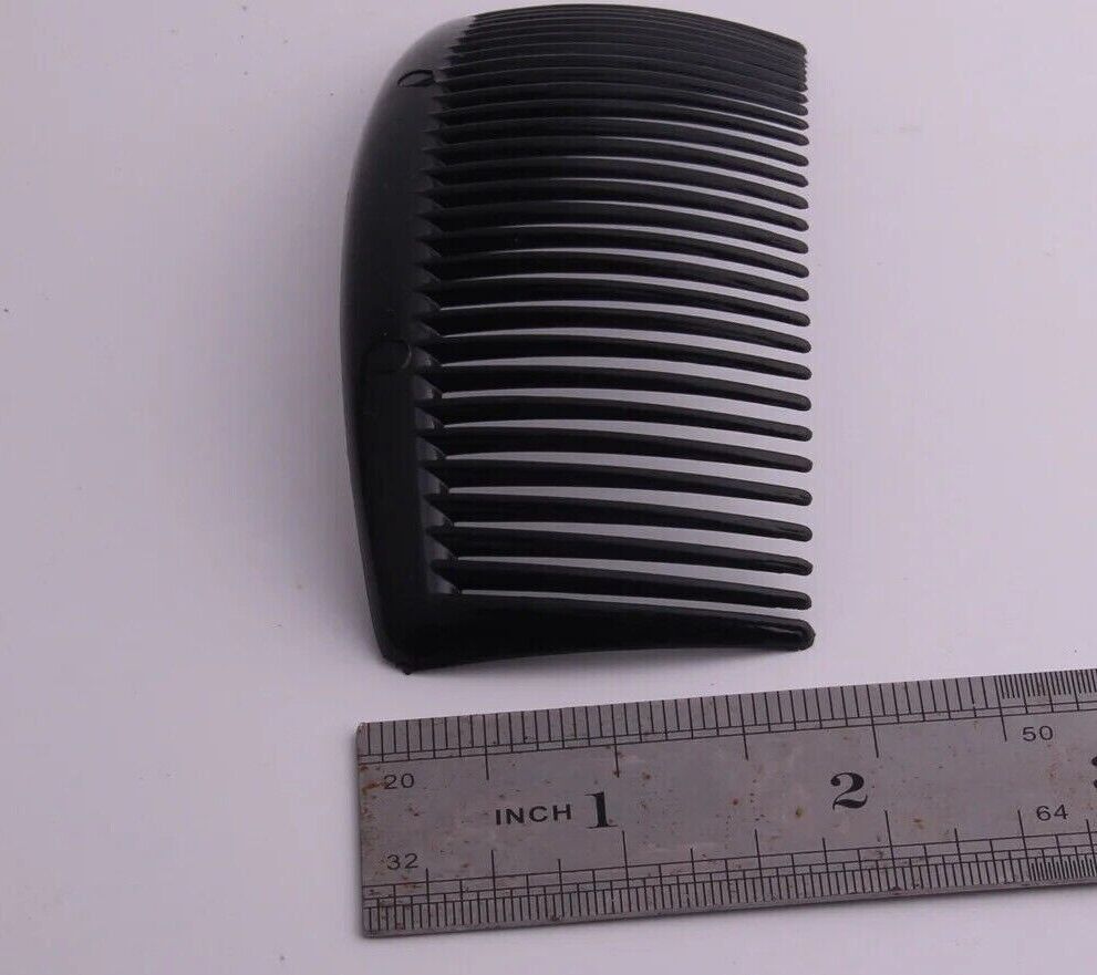 Women Hair Accessories 4Pcs Plastic Large Comb Black Transparent Brown Headpiece