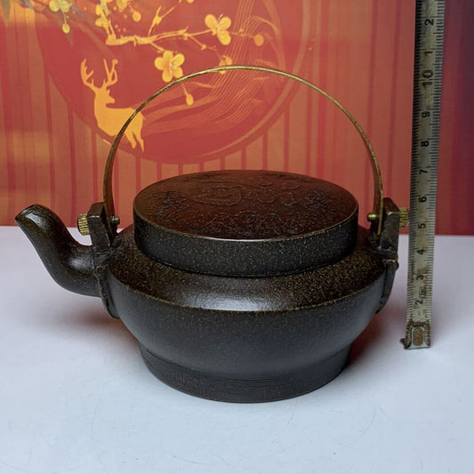 Vintage Chinese Yixing Purple Clay Teapot Zisha Ceremony Exquisite Gift Teaware