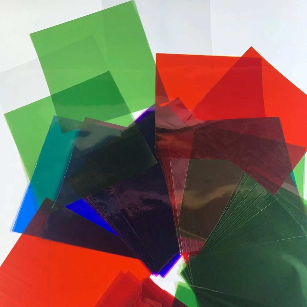 Candy Gift Wrapping 80Pcs Mixed Color Cellophane Plastic Film Food Grade 19x19cm