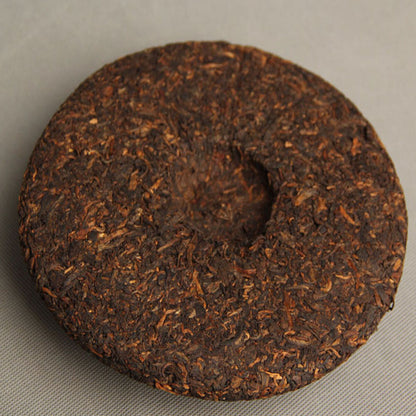 357g Full Fermented Banzhang Golden Bud Pu'er Black Tea Cooked Pu-erh Tea Cake