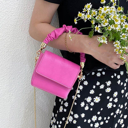 PU Leather Shoulder Bags Women Chain Hand Bag Travel Bags Purses
