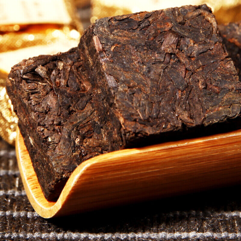 Black Tea Small Square Brick Tea Natural Pu-Erh In Iron Box Health Care 250g