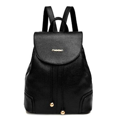 Womens Ladies Casual PU Leather Casual Shoulder Bag Backpack Messenger Bag Purse