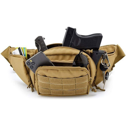 Men's Tactical Waist Bag Pack Chest Training Hiking Bags Wallet Military Belt