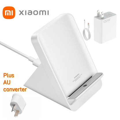 Genuine Xiaomi Vertical Air-Cooled 80W Wireless Charger+120W Fast Charging kit
