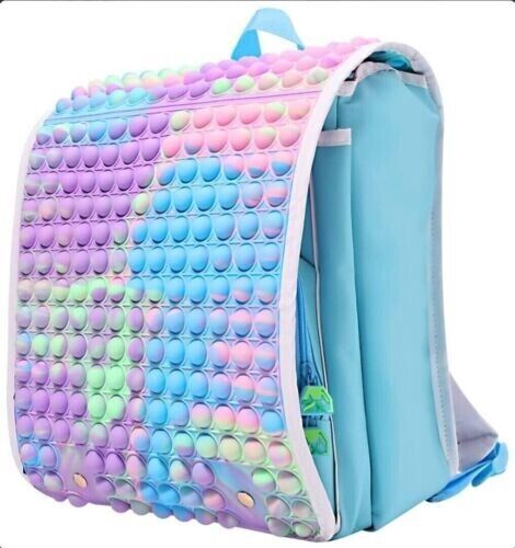 Morrales Escolares para Niño y niña Bolsos de colegio Fidget Pop-On-It