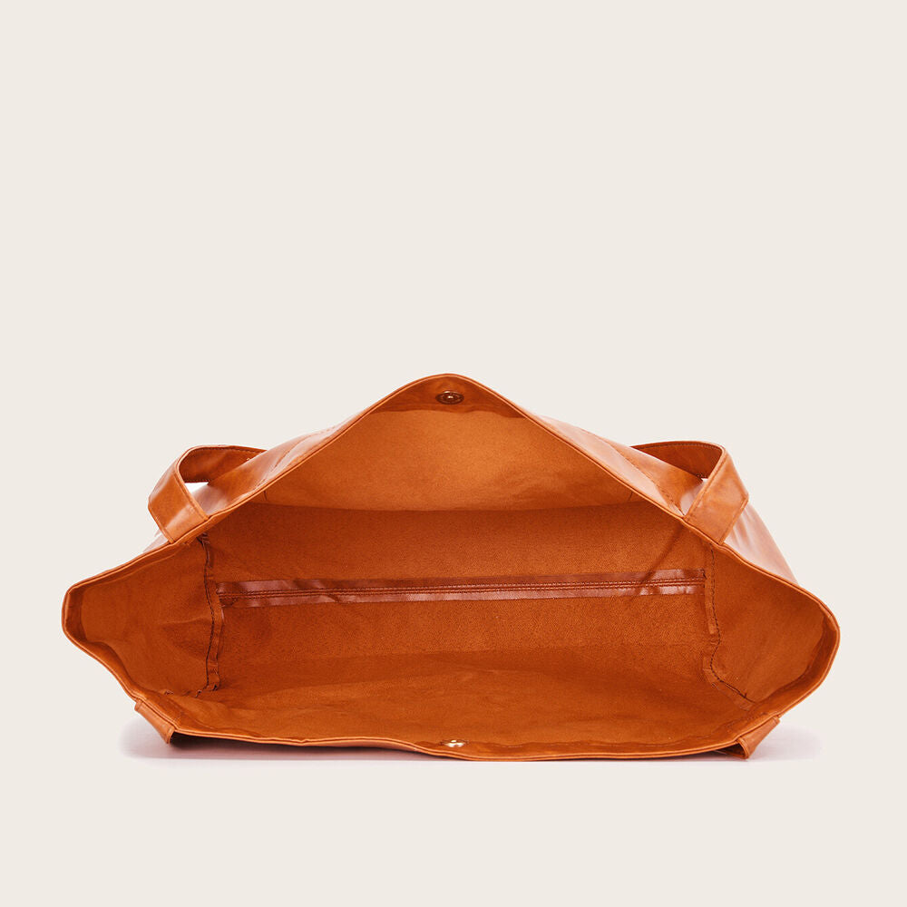 Soft Leather Women's Tote Bag, Large Capacity Handbag Shoulder Bags