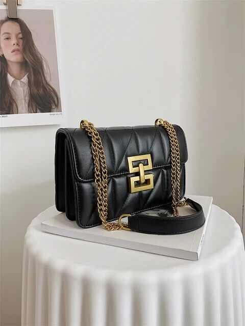 Women's Small Shoulder Bag PU Leather High Quality Diamond Shaped Embossed Gift