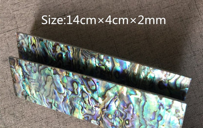 Abalone Shell Sheets Furniture Inlay Musical Instrument Accessories 14cm×4cm×2mm