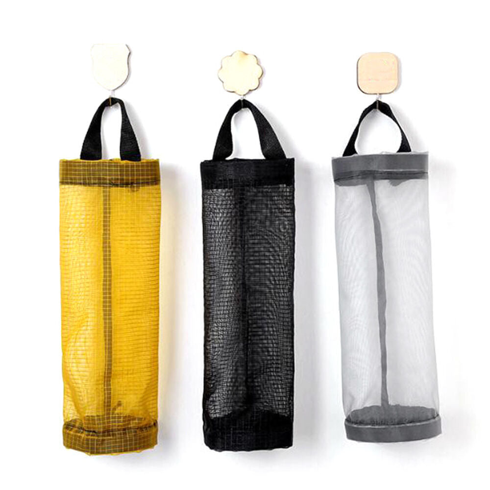 Grocery bags holder wall mount storage dispenser plastic kitchen organizer P-ca