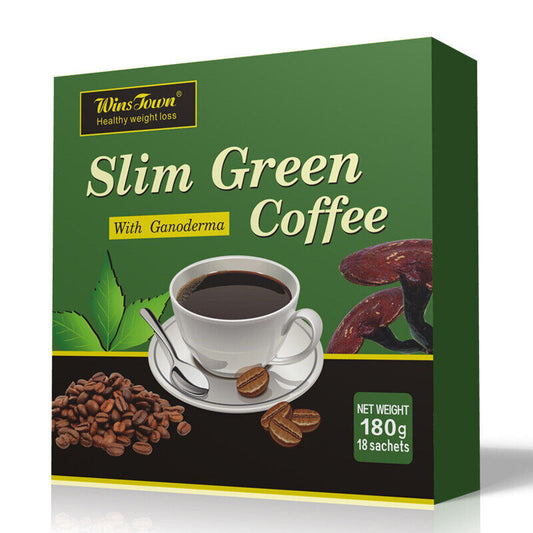 Slimming Green Coffee with Ganoderma for Weight Control Slimming 18 Packs/Box