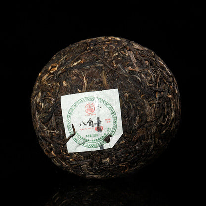 2019 Yunnan Menghai Ba Jiao Ting Sheng Tuo Cha Bulang Mt. Pu'er Tea Raw 500g Box