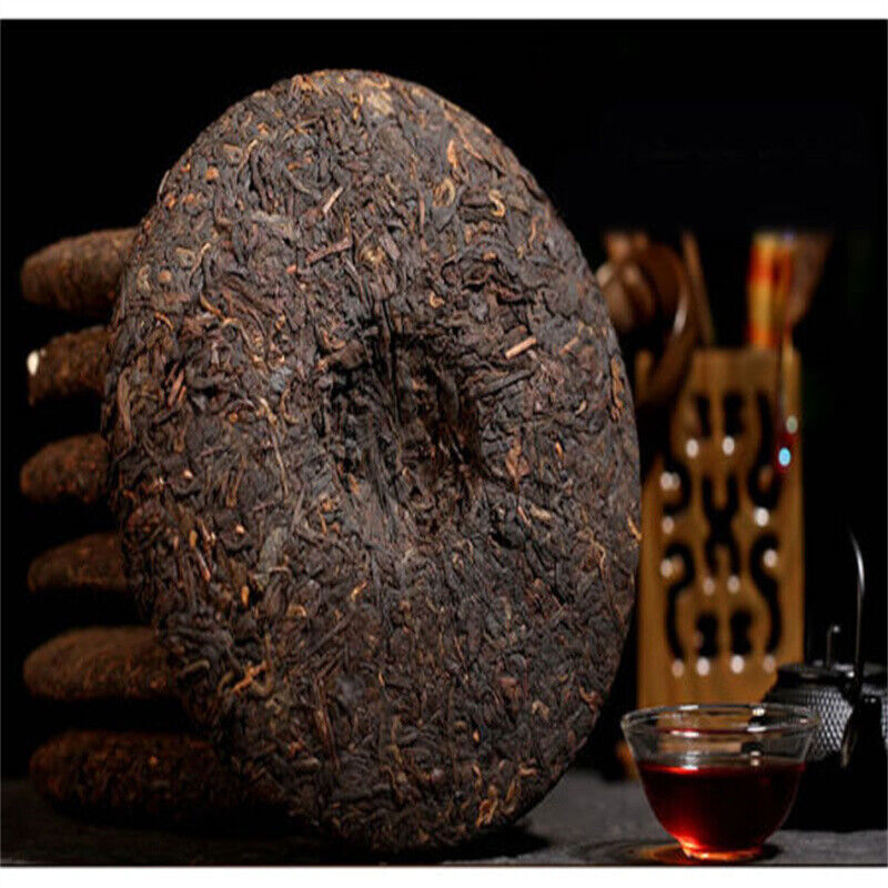 357g Yunnan Ripe Pu-Erh Organic Puerh Tea Cake Lose Weight Black Tea Chinese Tea