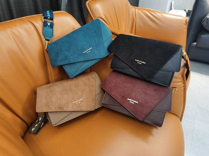 Handheld Frosted Bag Women Shoulder Slung Fashion Small Square Bag
