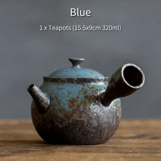 320ml New Ceramic Kyusu Teapots Gongfu Tea Pot