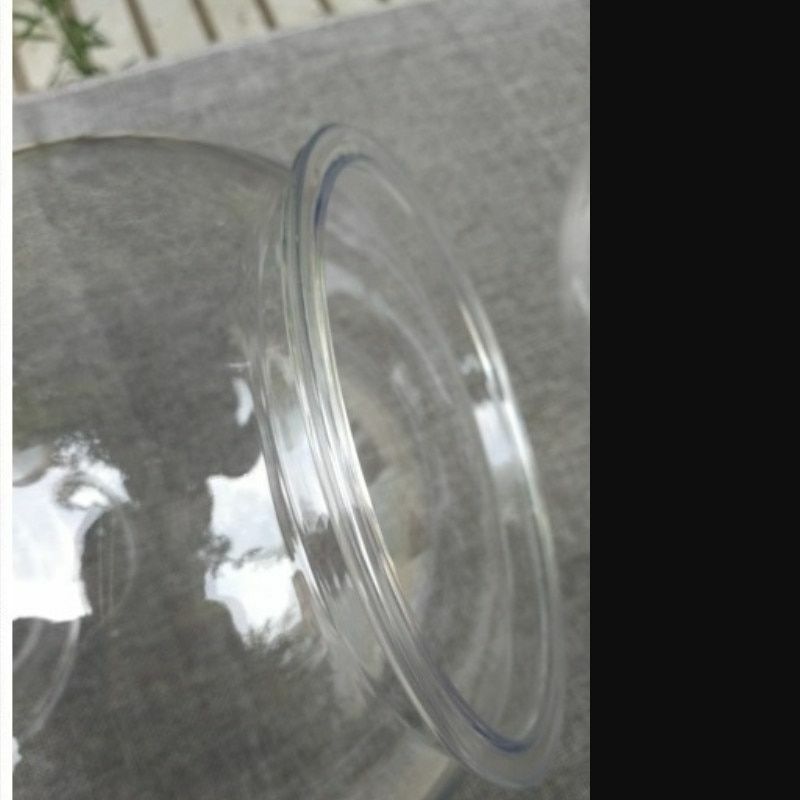 Goldfish Bowl Desktop Round Aquarium 2.8/4L Transparent Plastic Plant Fish Tanks