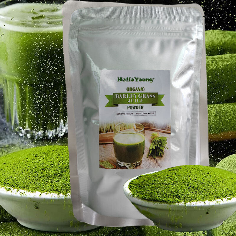 HelloYoung Barley Grass Powder Original 100% Healthy Green Tea 50-500g
