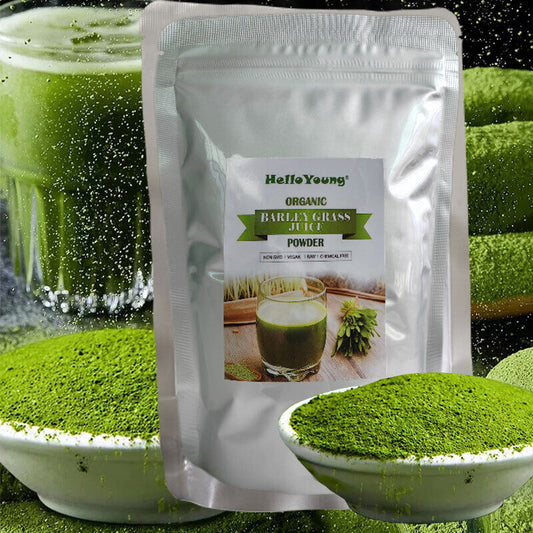 HelloYoung Barley Grass Powder Original 100% Healthy Green Tea 50-500g