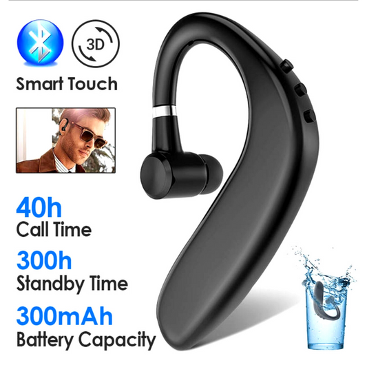 Bluetooth Driving Trucker Headset Earphone Earpiece Noise Cancelling S109 Single