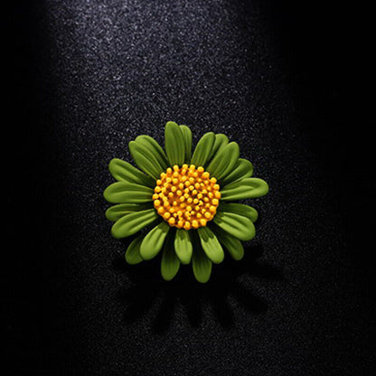 Cute Sunflower Brooch Pins for Hijab Hats Dress or Bags Jewelry Accessor-ca