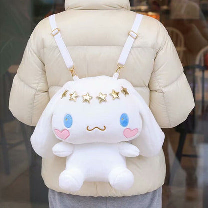 Cinnamoroll Plush Shoulder Bag Girls Cute Kuromi Backpack Handbag Birthday Gift