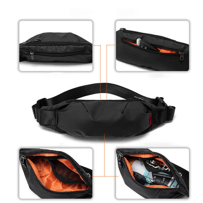 Mens Fashion Chest Bag Pack Travel Sport Backpack Crossbody Shoulder Bag Outdoor