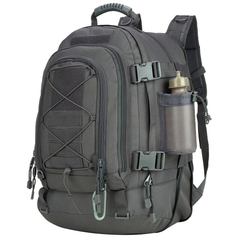 Großer militärischer taktischer Rucksack Outdoor erweiterbar Reise Wandertasche-